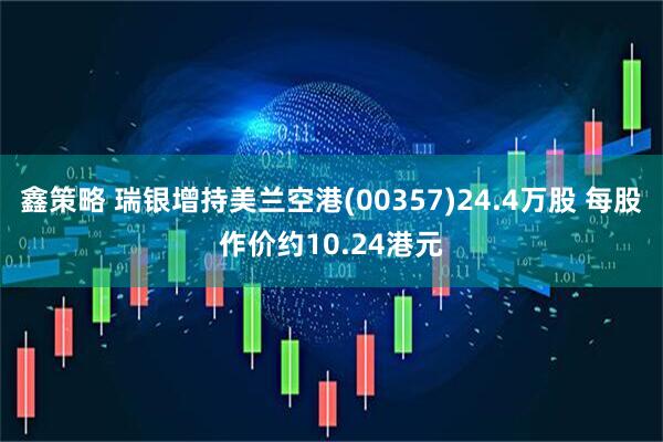 鑫策略 瑞银增持美兰空港(00357)24.4万股 每股作价约10.24港元