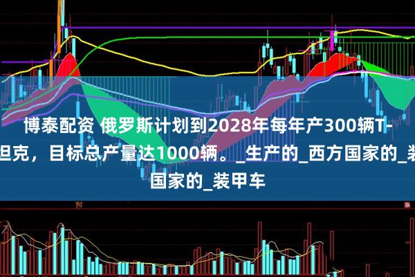 博泰配资 俄罗斯计划到2028年每年产300辆T-90M坦克，目标总产量达1000辆。_生产的_西方国家的_装甲车